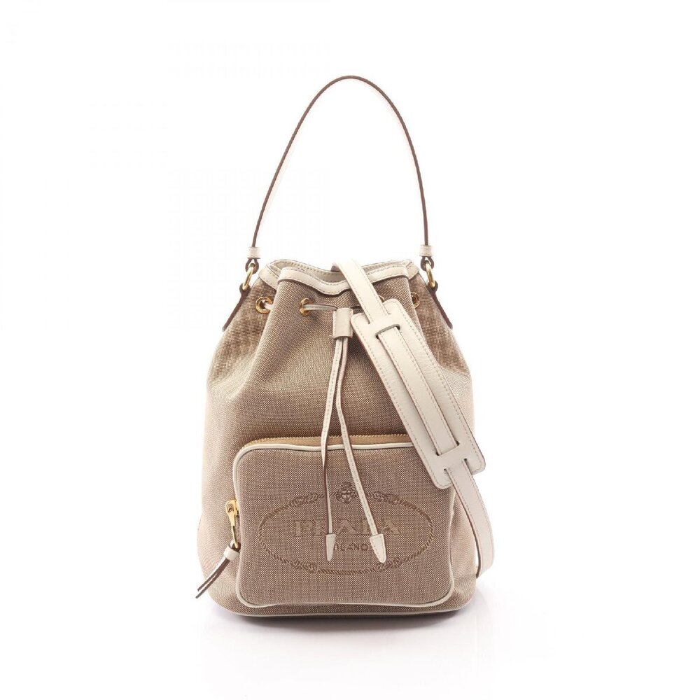 Prada JACQUARD Canvas Handbag